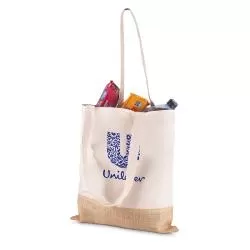 Sacola Algodão e Juta 220g/m² Personalizada Barato