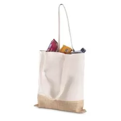Sacola Algodão e Juta 220g/m² Personalizada Barato