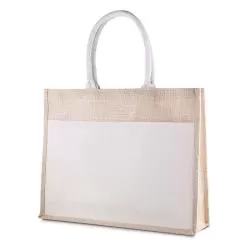 Sacola Algodão e Juta 220g/m² Personalizada Barato