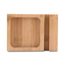 Suporte para Celular em Bambu com Porta Objetos Personalizado Barato